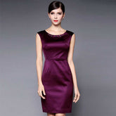 Sleeveless Hip Vest Tight Skirt Dress Sai Feel